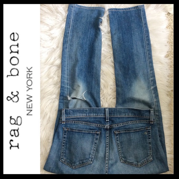 ⭐️2X HP⭐️Rag & Bone Standard Issue Slim Straight Jean - Picture 3 of 15